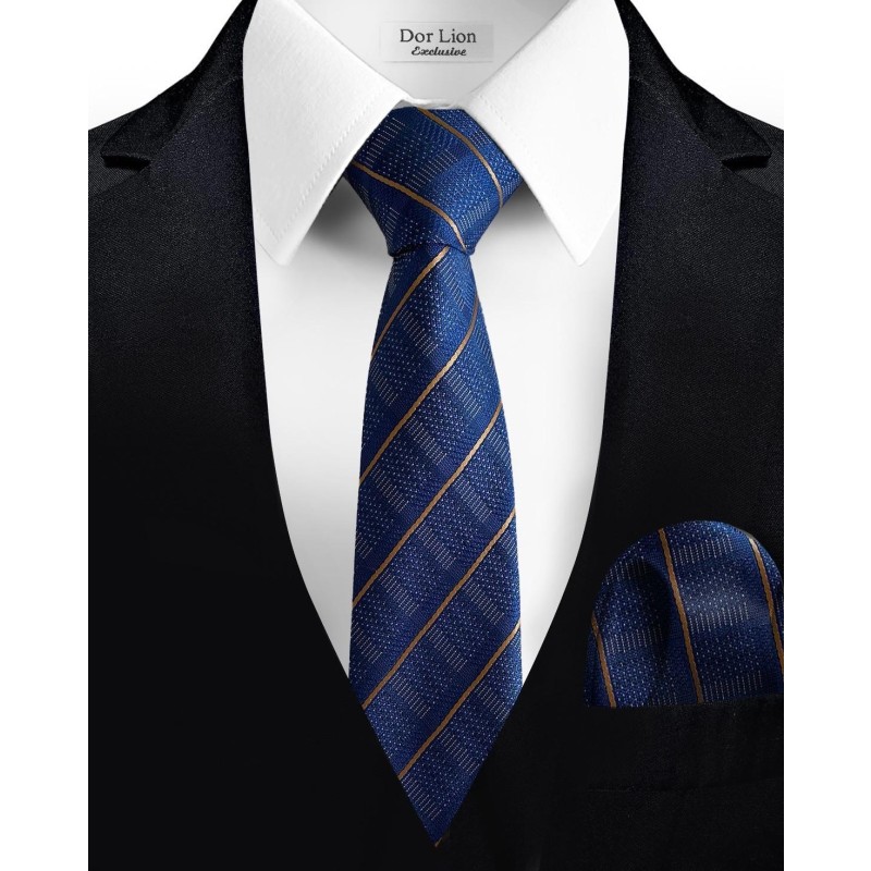 Striped Blue Tie