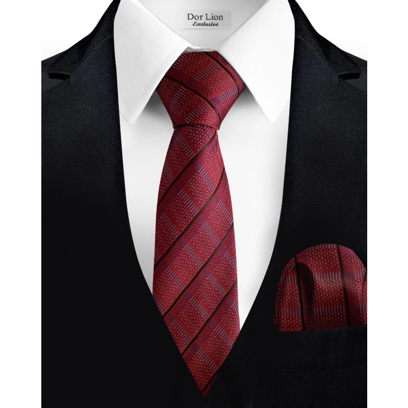 Striped Red Tie