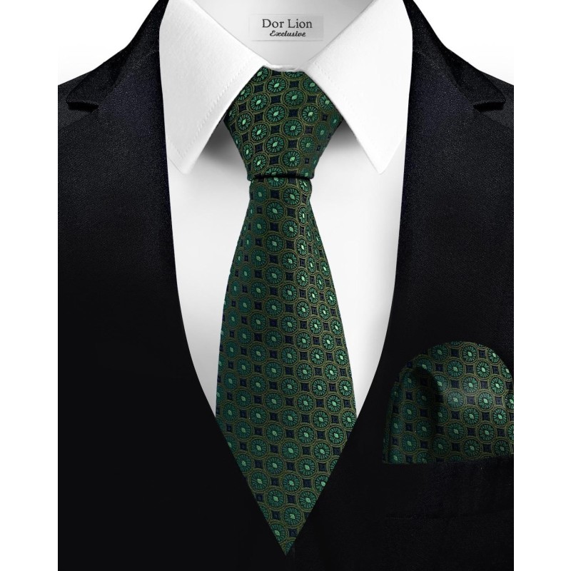 Patterned Green Tie