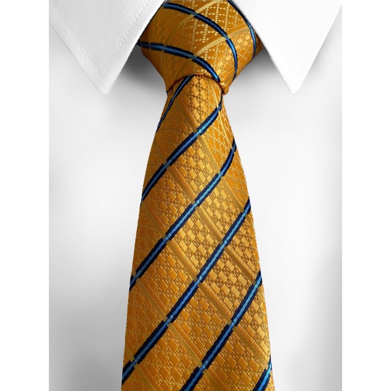 Striped Yellow Tie