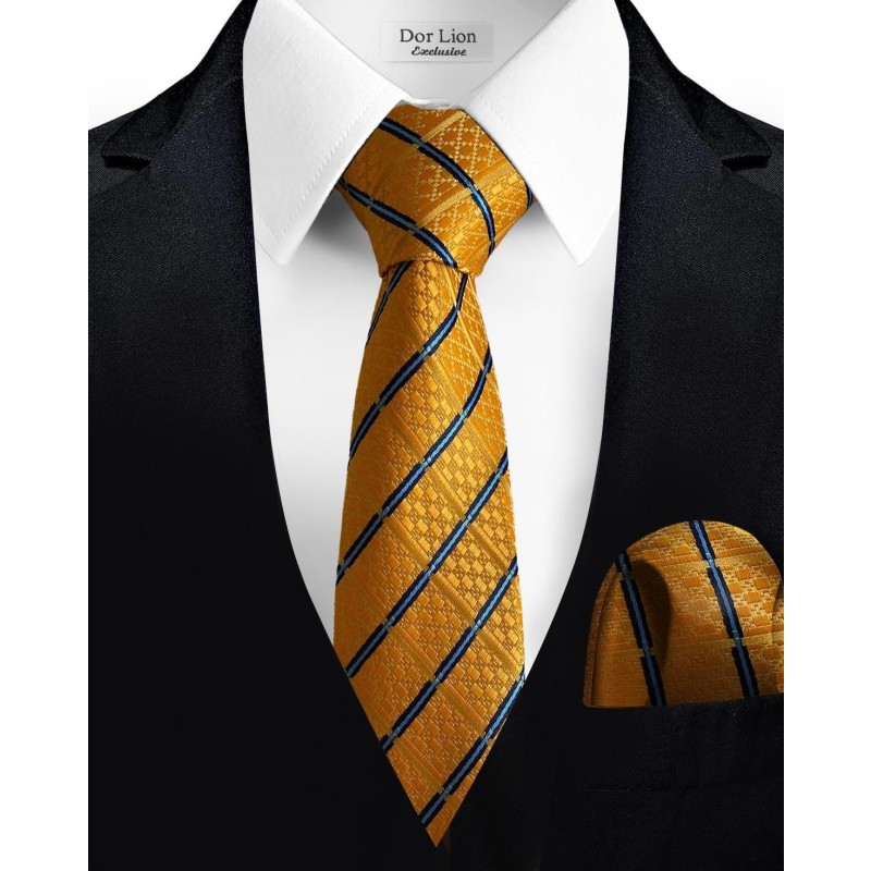 Striped Yellow Tie